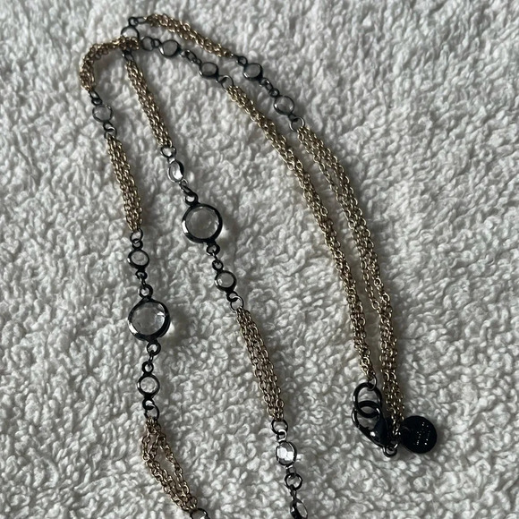 Marlyn Schiff long chain necklace, like new - Picture 1 of 9